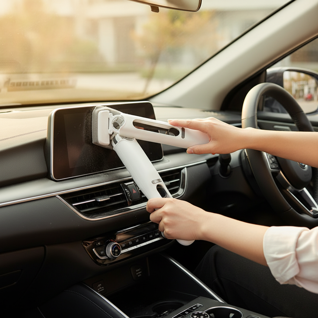 Mini Mop Portable Self-Squeeze Small Mops Self Wringing Mop Strong Absorbent Sponge Mops Desk Window Car Clean Tools